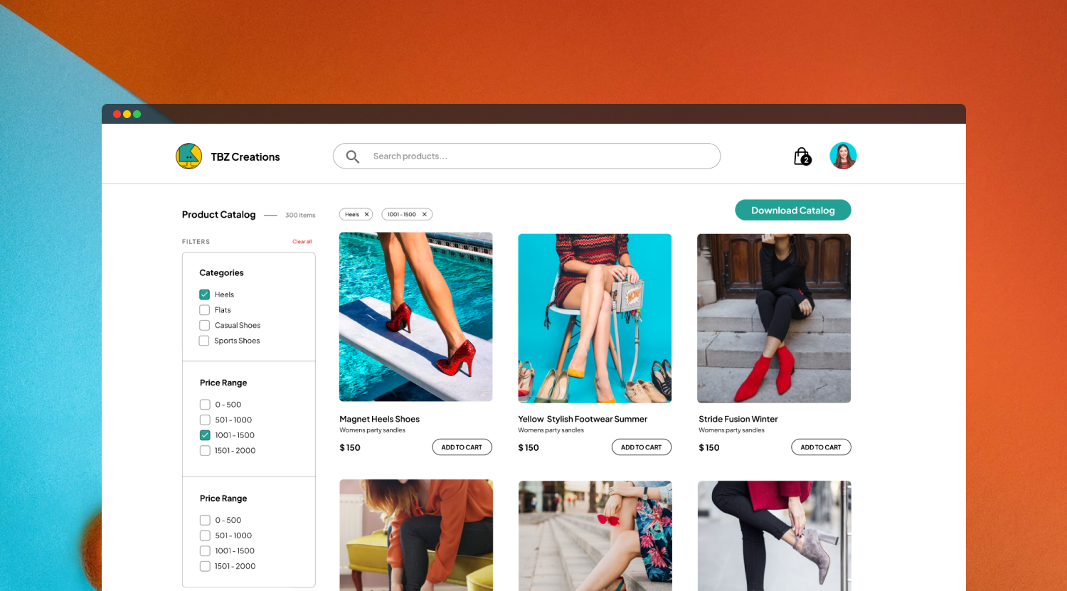 Platform to showcase and share product catalog online effortlessly and intuitively