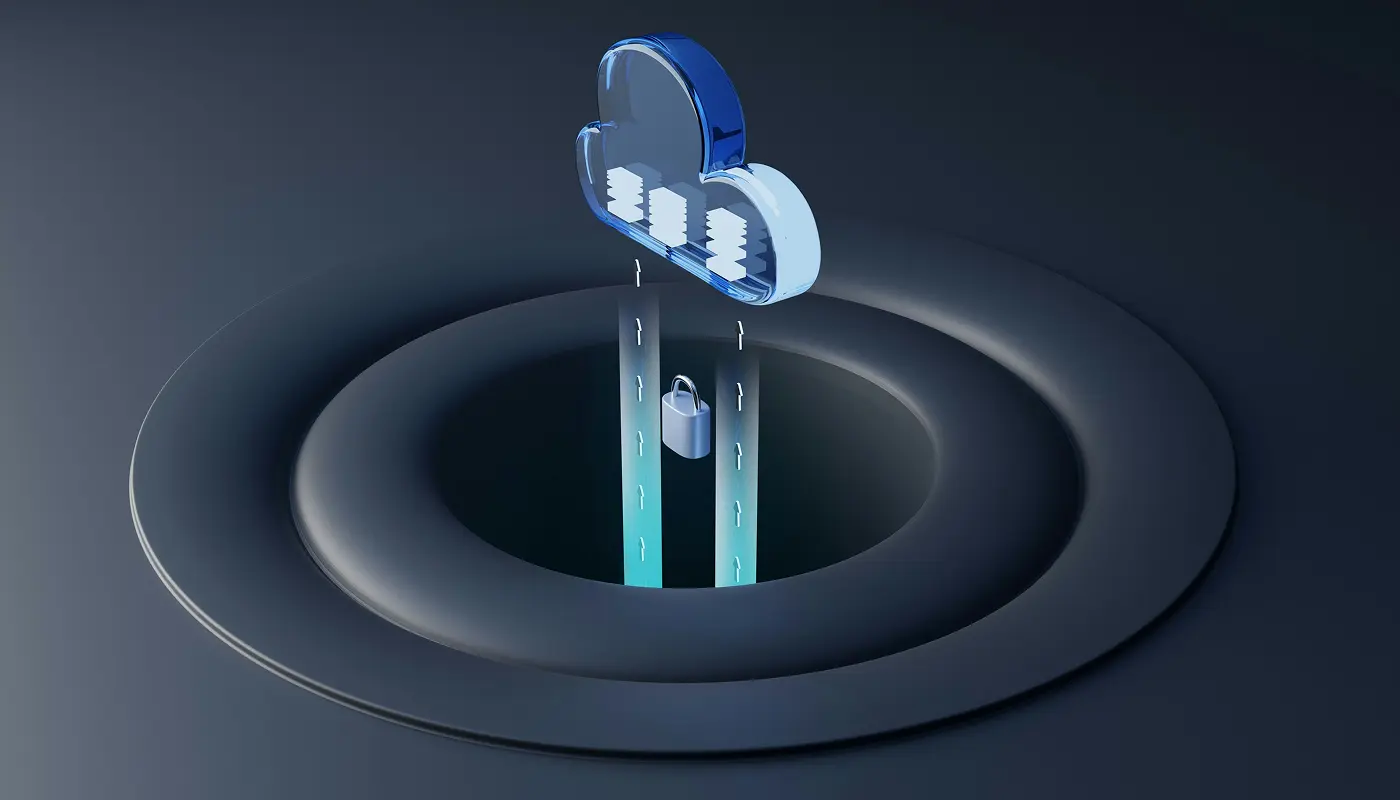 Data security challenges during digital transformation illustration